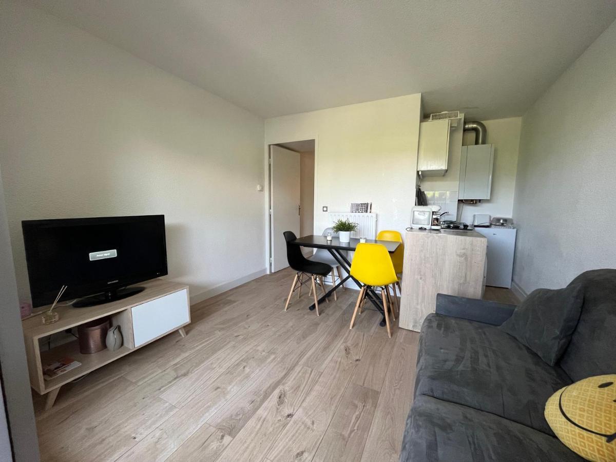 Appartement 2 Pieces En Rez De Jardin Avec Parking Et Piscine Вильнёв-Лубе Экстерьер фото